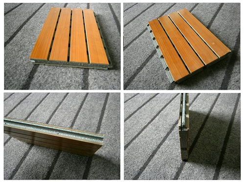 安?？h影劇院木條線條開槽裝飾材料廠家 匠心打造建筑美學細節